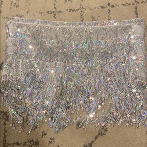 sequin skirt